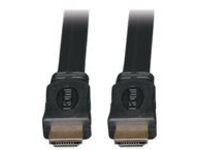 Tripp Lite 3ft High Speed HDMI Cable Digital Video with Audio Flat Shielded 4K x 2K M/M 3' - HDMI cable - 91 cm