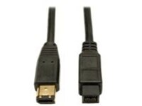 Tripp Lite 10ft Hi-Speed FireWire IEEE Cable-800Mbps with Gold Plated Connectors 9pin/6pin M/M 10'