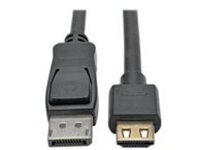 Tripp Lite DisplayPort to HDMI Adapter Cable with Gripping HDMI Plug Active DP 1.2a to HDMI 4K x 2K 6ft 6&#x27;