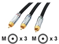 APC AV Pro Interconnects video cable - component video - 1 m