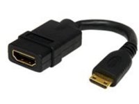 StarTech.com 5 in. HDMI Mini HDMI Adapter - Audio & Video - Compact - HDMI - HDMI to Mini HDMI (HDACFM5IN) - HDMI adapt…