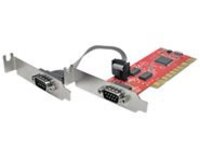 Tripp Lite 2-Port DB9 RS232 PCI Serial Adapter Card Low Profile