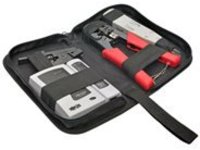 Tripp Lite 4-Piece Network Installer Tool Kit with Carrying Case RJ11 RJ12 RJ45