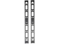 Tripp Lite 48U Rack Enclosure Server Cabinet Vertical Cable Management Bars cable management bar - 48U