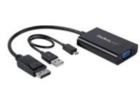 StarTech.com DisplayPort to VGA Adapter with Audio – 1920x1200 – DP to VGA Converter for Your VGA Monitor or Display (DP2VGAA)