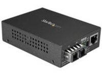 StarTech.com Multimode SC Fiber Media Converter for 10/100/1000 Network, 550m Range, Gigabit Ethernet, 850nm, Full Duplex Gigabit Ethernet Media Converter, Fiber Optic Media Converter