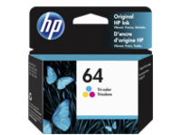 HP 64 - 4 ml - color (cyan, magenta, yellow)