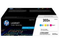 HP 202A - 3-pack - yellow, cyan, magenta