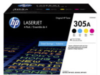 HP 305A - 4-pack - black, yellow, cyan, magenta