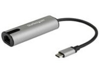 StarTech.com 2.5GbE USB C to Ethernet Adapter NBASE-T NIC, USB 3.0 Type C 2.5/1 Gigabit/100 Mbps Multi Speed Network/USB 3.1 Laptop to RJ45/LAN Thunderbolt 3 Compatible/MacBook Pro Surface