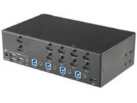 StarTech.com StarTech.com 4-Port Dual Monitor HDMI KVM Switch with Audio &amp; USB 3.0 hub