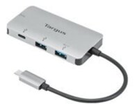 Targus - Hub - 2 x USB 3.2 Gen 1 &#x2B; 1 x USB-C 3.2 Gen 1 &#x2B; 1 x USB-C 3.2 Gen 1 (power delivery)