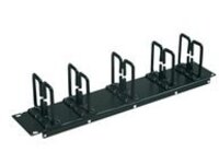 Tripp Lite Rack Enclosure Cabinet Horizontal Cable Ring Flexible 2URM