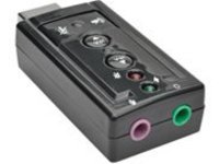 Tripp Lite USB External Sound Card Microphone Speaker Virtual 7.1 Channel