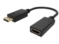 4XEM - Adapter - DisplayPort male latched to HDMI female