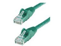 StarTech.com 15ft CAT6 Ethernet Cable, 10 Gigabit Snagless RJ45 650MHz 100W PoE Patch Cord, CAT 6 10GbE UTP Network Cable w/Strain Relief, Green, Fluke Tested/Wiring is UL Certified/TIA