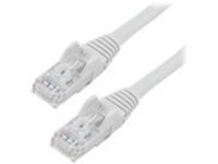 StarTech.com 25ft CAT6 Ethernet Cable, 10 Gigabit Snagless RJ45 650MHz 100W PoE Patch Cord, CAT 6 10GbE UTP Network Cable w/Strain Relief, White, Fluke Tested/Wiring is UL Certified/TIA