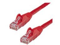 StarTech.com 75ft CAT6 Ethernet Cable, 10 Gigabit Snagless RJ45 650MHz 100W PoE Patch Cord, CAT 6 10GbE UTP Network Cable w/Strain Relief, Red, Fluke Tested/Wiring is UL Certified/TIA