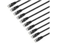 StarTech.com 6ft CAT6 Ethernet Cable, 10 Gigabit Molded RJ45 650MHz 100W PoE Patch Cord, CAT 6 10GbE UTP Network Cable with Strain Relief, Black, Fluke Tested/UL Certified Wiring, 10 Pack