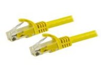 StarTech.com 25ft CAT6 Ethernet Cable, 10 Gigabit Snagless RJ45 650MHz 100W PoE Patch Cord, CAT 6 10GbE UTP Network Cable w/Strain Relief, Yellow, Fluke Tested/Wiring is UL Certified/TIA