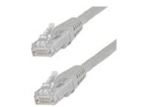 Startech 10ft CAT6 Ethernet Cable, 10 Gigabit Molded RJ45 650MHz 100W PoE Patch Cord, CAT 6 10GbE UTP Network Cable with Strain Relief, Gray, Wiring is UL Certified/TIA