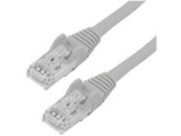 StarTech.com 50ft CAT6 Ethernet Cable, 10 Gigabit Snagless RJ45 650MHz 100W PoE Patch Cord, CAT 6 10GbE UTP Network Cable w/Strain Relief, Gray, Fluke Tested/Wiring is UL Certified/TIA