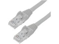 StarTech.com 75ft CAT6 Ethernet Cable, 10 Gigabit Snagless RJ45 650MHz 100W PoE Patch Cord, CAT 6 10GbE UTP Network Cable w/Strain Relief, Gray, Fluke Tested/Wiring is UL Certified/TIA