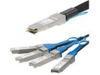 StarTech.com MSA Uncoded 1m QSFP+ to 4x SFP+ Direct Attach Breakout Cable - 40GbE - QSFP+ to 4x SFP+ Copper DAC 40 Gbps…