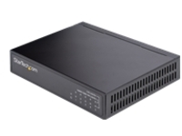 StarTech.com Unmanaged 2.5G Switch, 5 Port Gigabit Switch, 2.5GBASE-T Unmanaged Ethernet Switch, Ethernet Splitter, Din Rail or Wall Mount, Multi-Gigabit, All-Metal, Auto-MDIX, 9K Jumbo