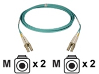 Tripp Lite 12M 10Gb Duplex Multimode 50/125 OM3 LSZH Fiber Cable LC/LC 12 Meters