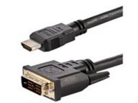 StarTech.com 6ft (1.8m) HDMI to DVI Cable, DVI-D to HDMI Display Cable (1920x1200p), 10 Pack, Black, 19 Pin HDMI Male to DVI-D Male Cable Adapter, Digital Monitor Cable, M/M, Single Link