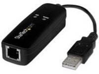StarTech.com USB 2.0 Fax Modem, 56K External Hardware Dial Up V.92 Modem/Dongle/Adapter, Computer/Laptop Fax Modem, USB to Telephone Jack, USB Data Modem, Network Fax/CMR/POS