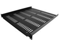 StarTech.com 1U Vented Server Rack Cabinet Shelf, 20in Deep Fixed Cantilever Tray, Rackmount Shelf for 19&quot; AV/Data/Network Equipment Enclosure w/ Cage Nuts &amp; Screws, 55lbs Weight Capacity