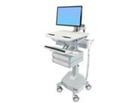 Ergotron StyleView Electric Lift Cart with LCD Arm, LiFe Powered, 2 Drawers (1x2)