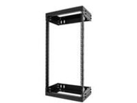 Startech 21U 19" Wall Mount Network Rack, Adjustable Depth 12-20" 2 Post Open Frame Server Room Rack for AV/Data/ IT Communication/Computer Equipment/Switch with Cage Nuts & Screws