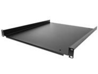 StarTech.com 1U Fixed Server Rack Mount Shelf, 20in Deep Steel Universal Cantilever Tray for 19&quot; AV/Data/Network Equipment Rack with Cage Nuts &amp; Screws, 55lbs Weight Capacity, 20&quot; Deep