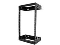 Startech 18U 19" Wall Mount Network Rack, Adjustable Depth 12-20" 2 Post Open Frame Server Room Rack for AV/Data/ IT Communication/Computer Equipment/Switch with Cage Nuts & Screws