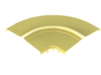 Panduit FiberRunner - Cable raceway right angle fitting (horizontal)