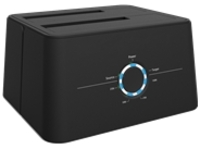 4XEM - HDD docking station with power indicator, One-Button Backup, on/off power switch, offline clone