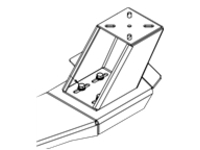 Havis - Mounting component (offset base)