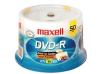Maxell - 50 x DVD-R - 4.7 GB (120min) 16x