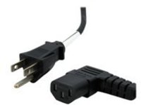 StarTech.com 6 ft Standard Computer Power Cord -5-15P to Right Angle C13
