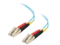 C2G 1m LC-LC 10Gb 50/125 Duplex Multimode OM3 Fiber Cable -Aqua- 3ft