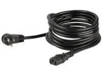 StarTech 10ft (3m) Computer Power Cord, Right Angle NEMA 5-15P to C13 Power Cord, 10A 125V, 18AWG, Replacement AC Power Cord, Monitor Power Cable, NEMA 5-15P to IEC60320 C13 Power Cord
