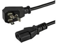 StarTech.com 15ft (4.5m) Computer Power Cord, Flat NEMA 5-15P to C13 Power Cord, 10A 125V, 18AWG, Black Replacement AC Power Cord, Monitor Power Cable, Flat NEMA 5-15P to IEC 60320 C13