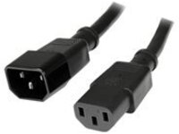 StarTech.com 3 ft Standard Computer Power Cord Extension