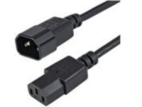 StarTech.com 1m Standard Computer Power Cord Extension C14 to C13