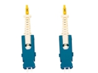 Tripp Lite 400G Singlemode 9/125 OS2 Fiber Optic Cable (Duplex SN-UPC M/M), LSZH, Yellow, 3 m (9.8 ft.)