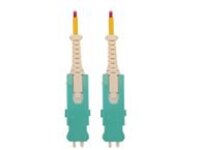 Tripp Lite 400G Multimode 50/125 OM4 Fiber Optic Cable (Duplex SN-PC M/M), LSZH, Magenta, 3 m (9.8 ft.)