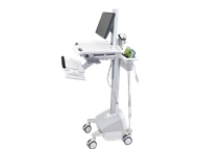 Ergotron StyleView EMR Cart with LCD Pivot, LiFe Powered